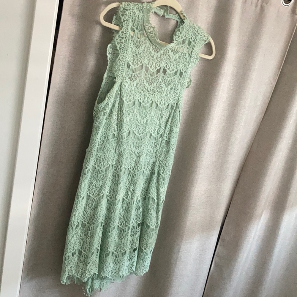 Free People Lace dress with open back